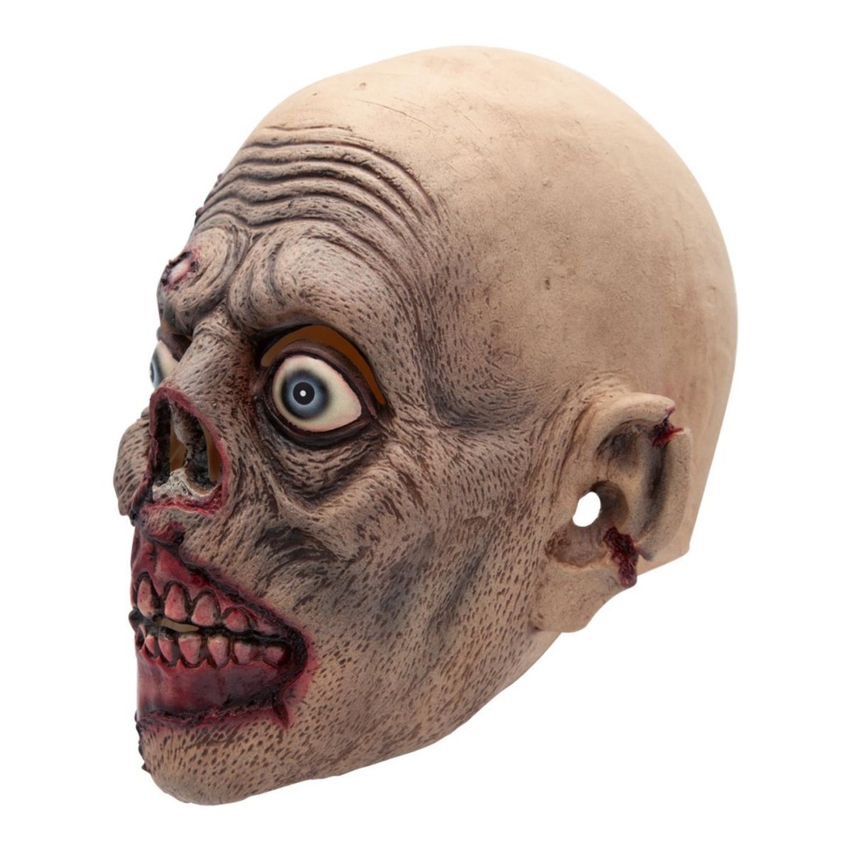 Wicked Costumes Ltd - Wounded Zombie Mask - Adult - Fancy Dress Central