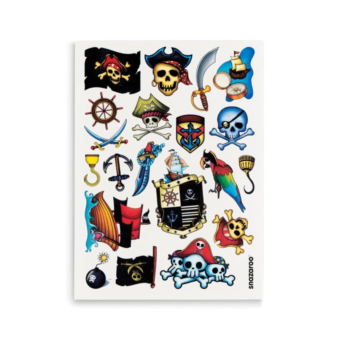 Colart - Temporary Tattoos (20 Pack) - Adventure - Fancy Dress Central