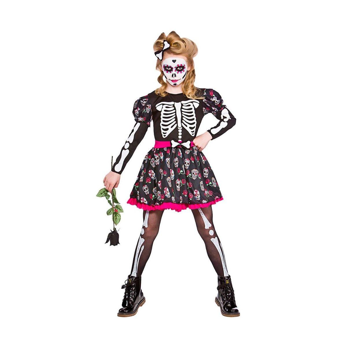 Wicked Costumes - Skull Of The Dead Costume - Girls - Fancy Dress Central
