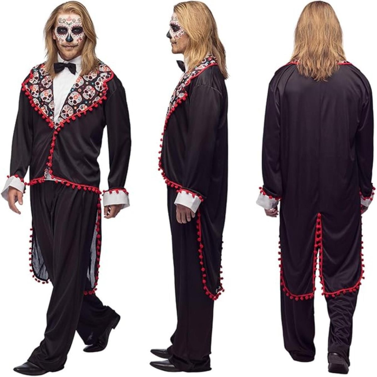 Boland - Senor Esqueleto Day of the Dead Costume - Men - Fancy Dress Central