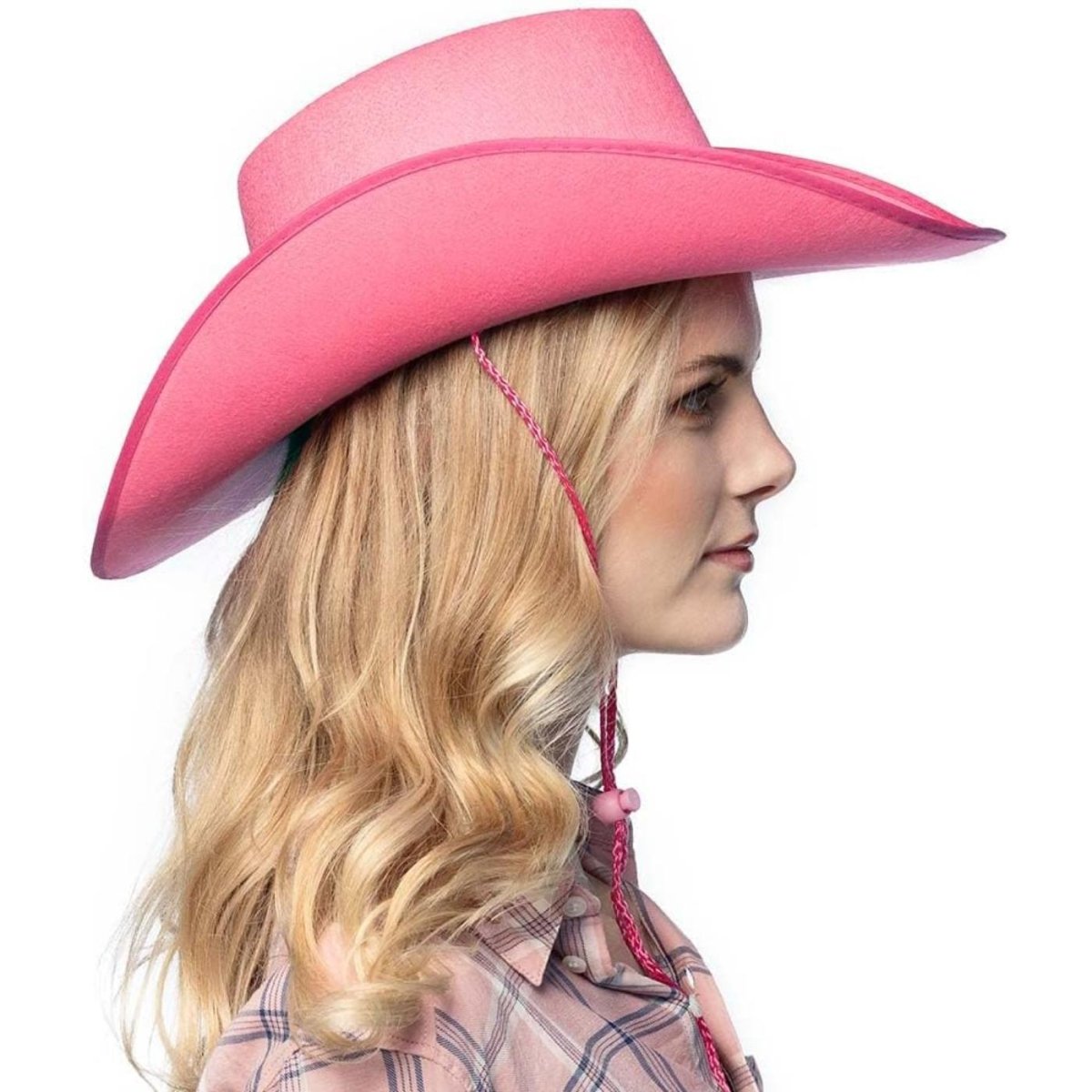Boland - Wichita Cowboy Hat (Hot Pink) - Adult - Fancy Dress Central