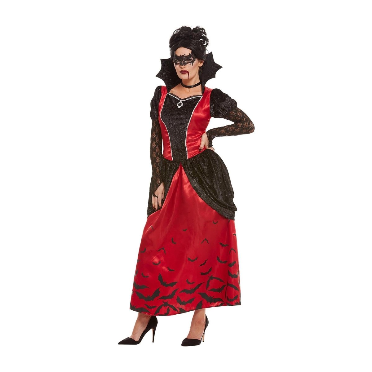 Smiffys - Vampire Costume - Women - Fancy Dress Central