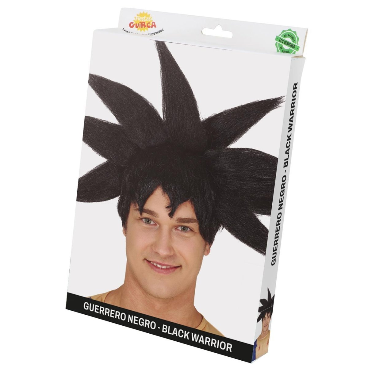 Fiestas Guirca - Martial Arts Warrior Wig - Men - Fancy Dress Central