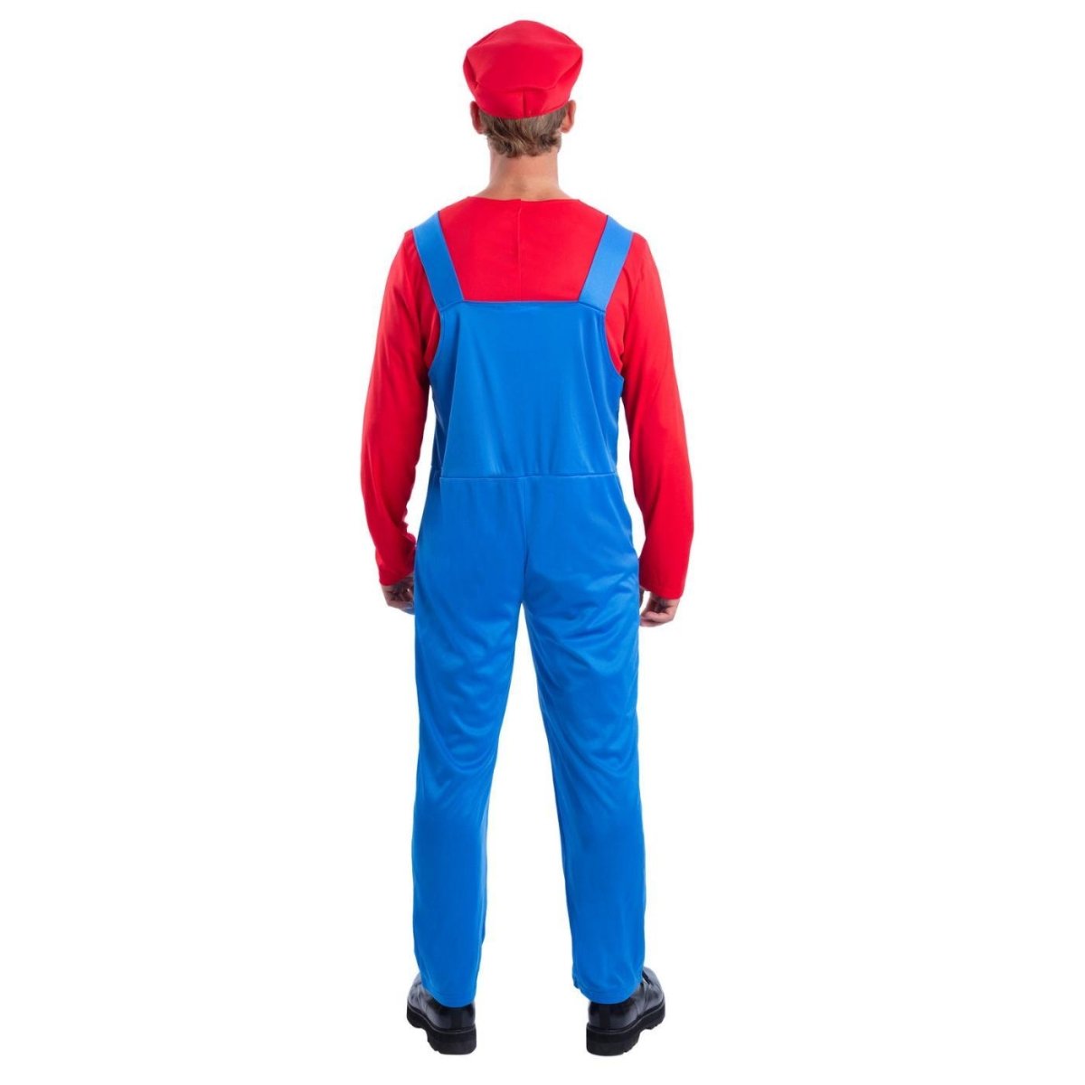Smiffys - Red Plumber Costume - Men - Fancy Dress Central