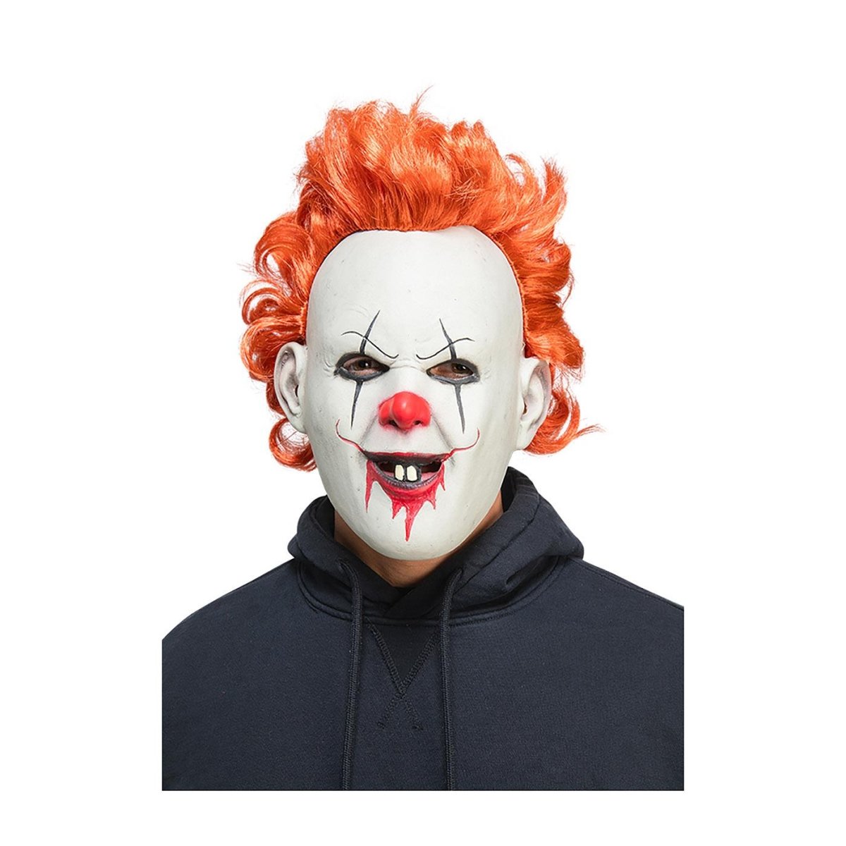Wicked Costumes Ltd - Red Haired Clown Mask - Adult - Fancy Dress Central