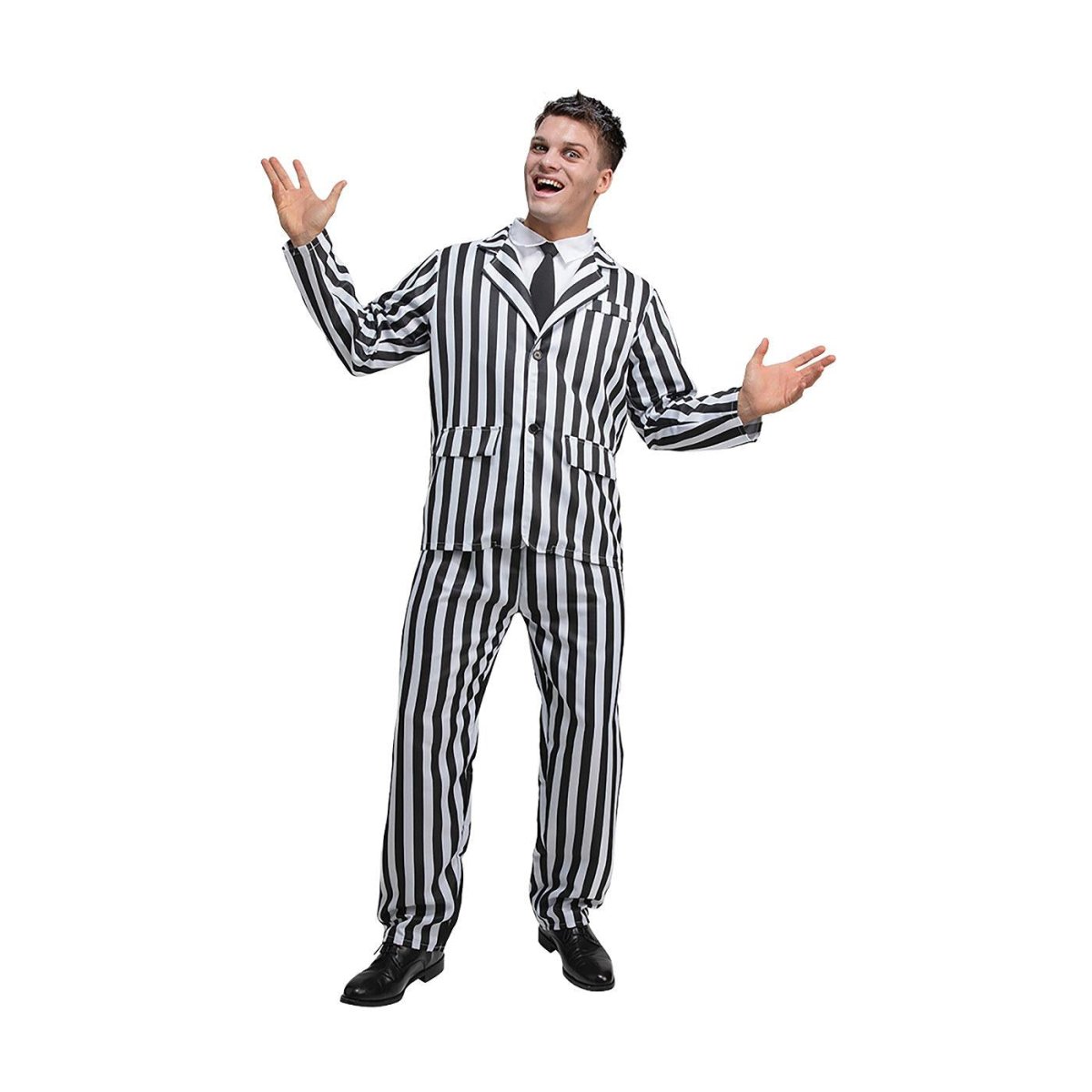 Wicked Costumes - Black & White Suit Costume - Men - Fancy Dress Central
