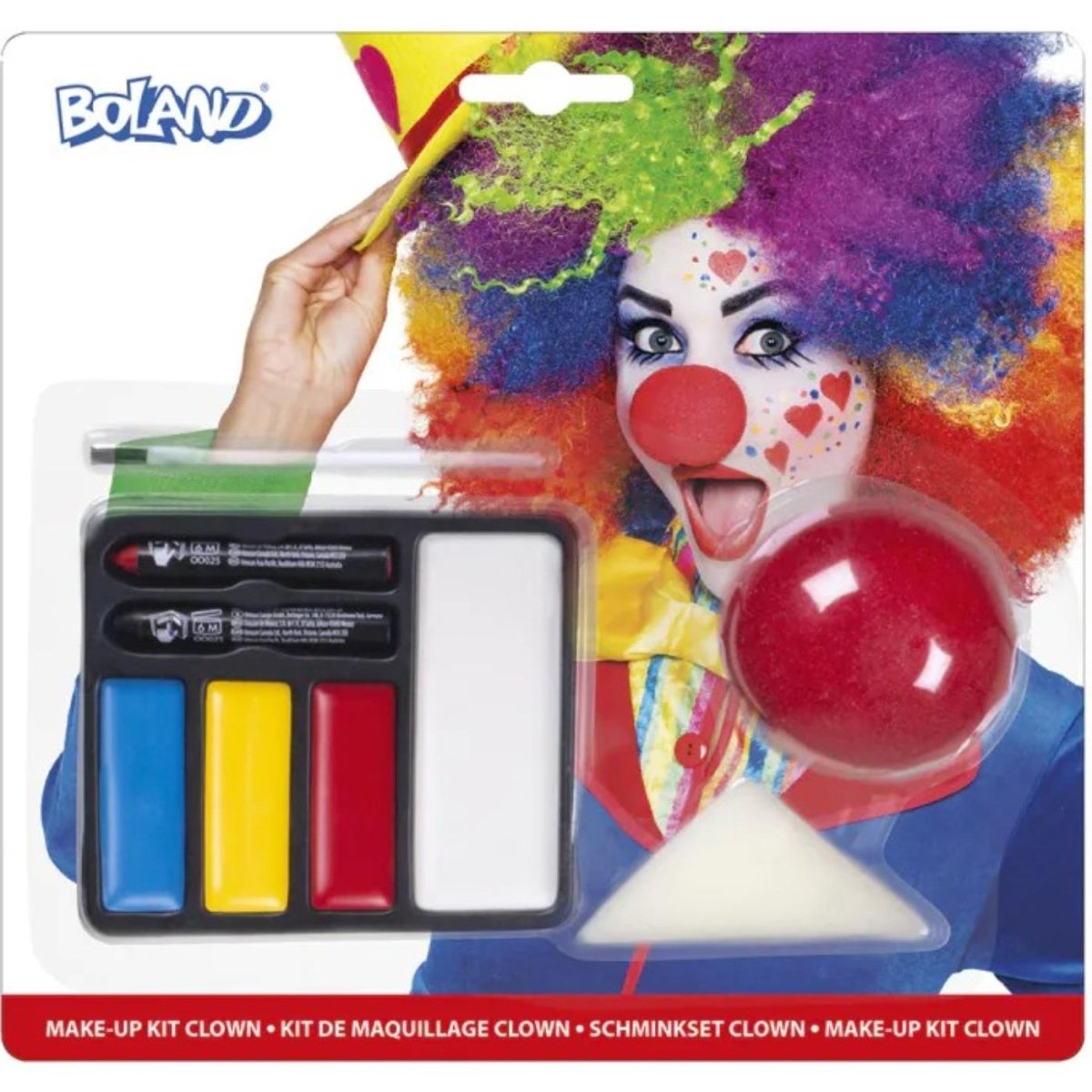 Boland - Make Up Kit - Clown - Fancy Dress Central