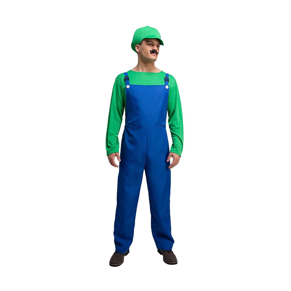 Wicked Costumes - Funny Workman Costume (Green & Blue) - Men - Fancy Dress Central