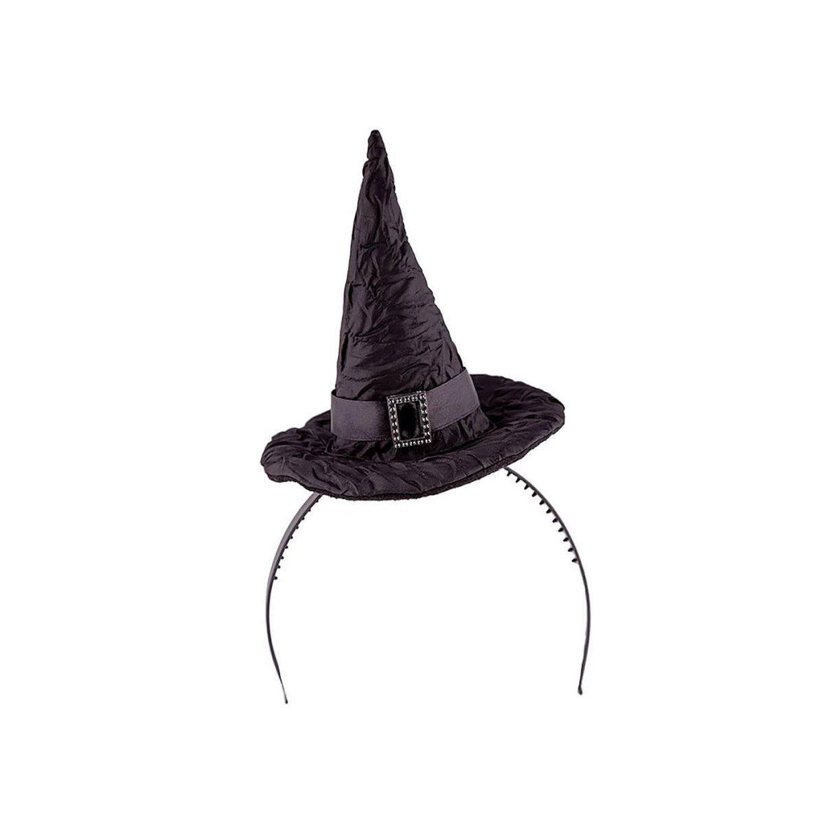 Wicked Costumes Ltd - Satin Witches Hat on Headband - Women - Fancy Dress Central