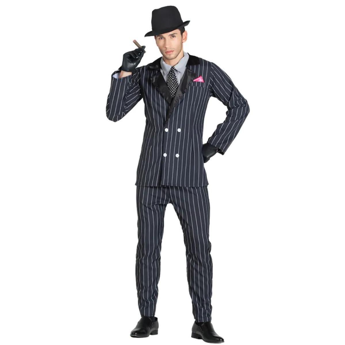 Boland - The Boss Gangster Costume - Men - Fancy Dress Central