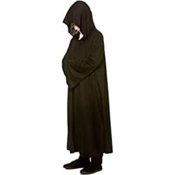Wicked Costumes Ltd - Hooded Cloak (Black) - Child - Fancy Dress Central