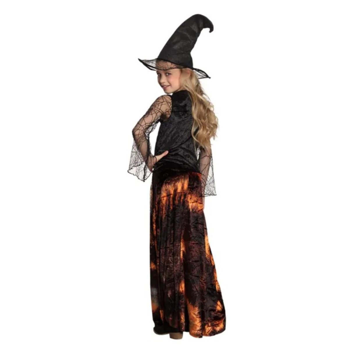 Boland - Witch of Flames Costume - Girls - Fancy Dress Central