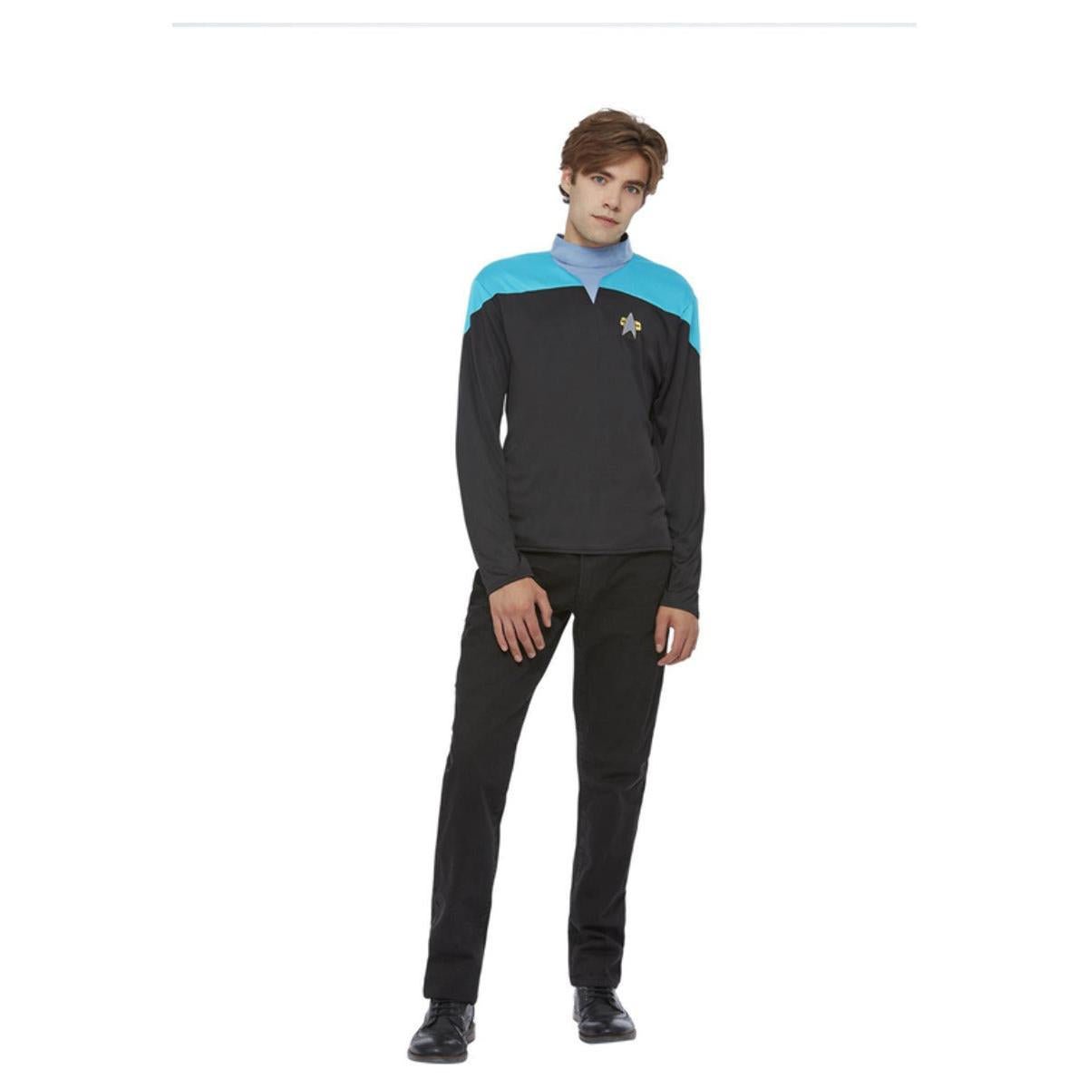 Smiffys - Star Trek Voyager Science Uniform Costume - Men - Fancy Dress Central