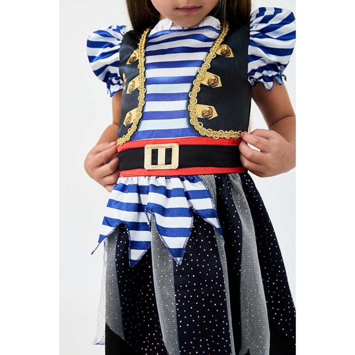 Blues Group - Fearsome Pirate Costume - Girls - Fancy Dress Central