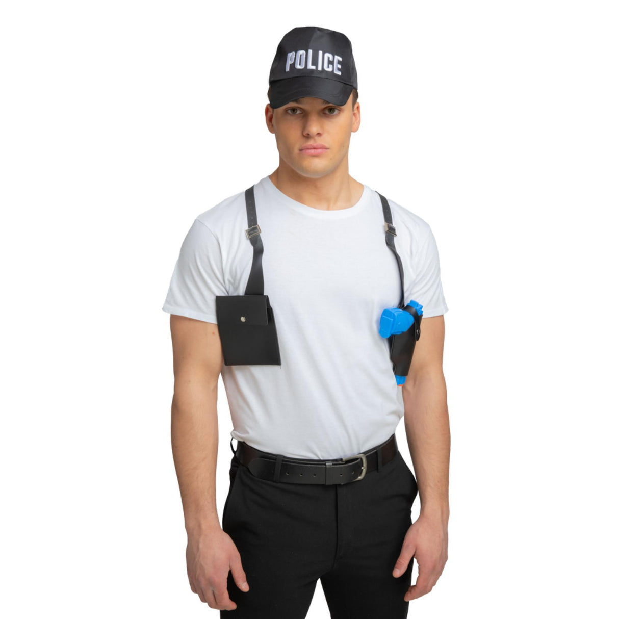 Police Shoulder Holster & Gun - Adult