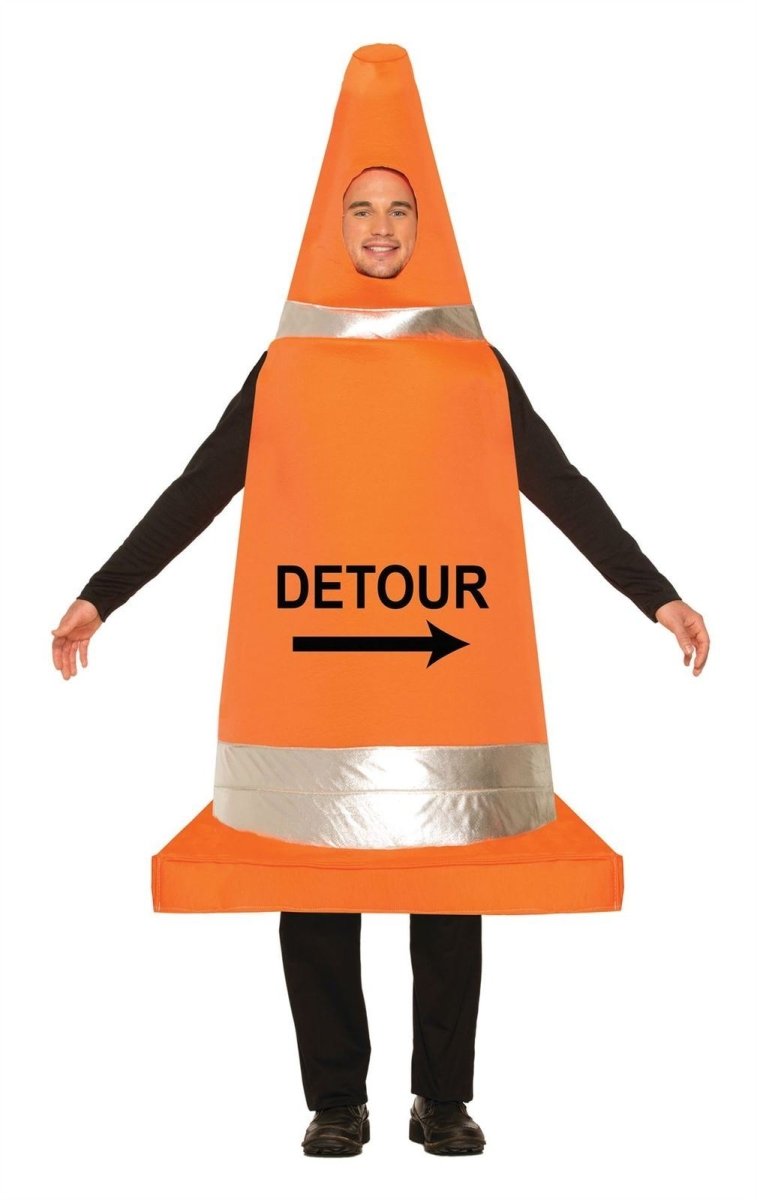 Rubies - Traffic Cone Costume - Adult - Fancy Dress Central