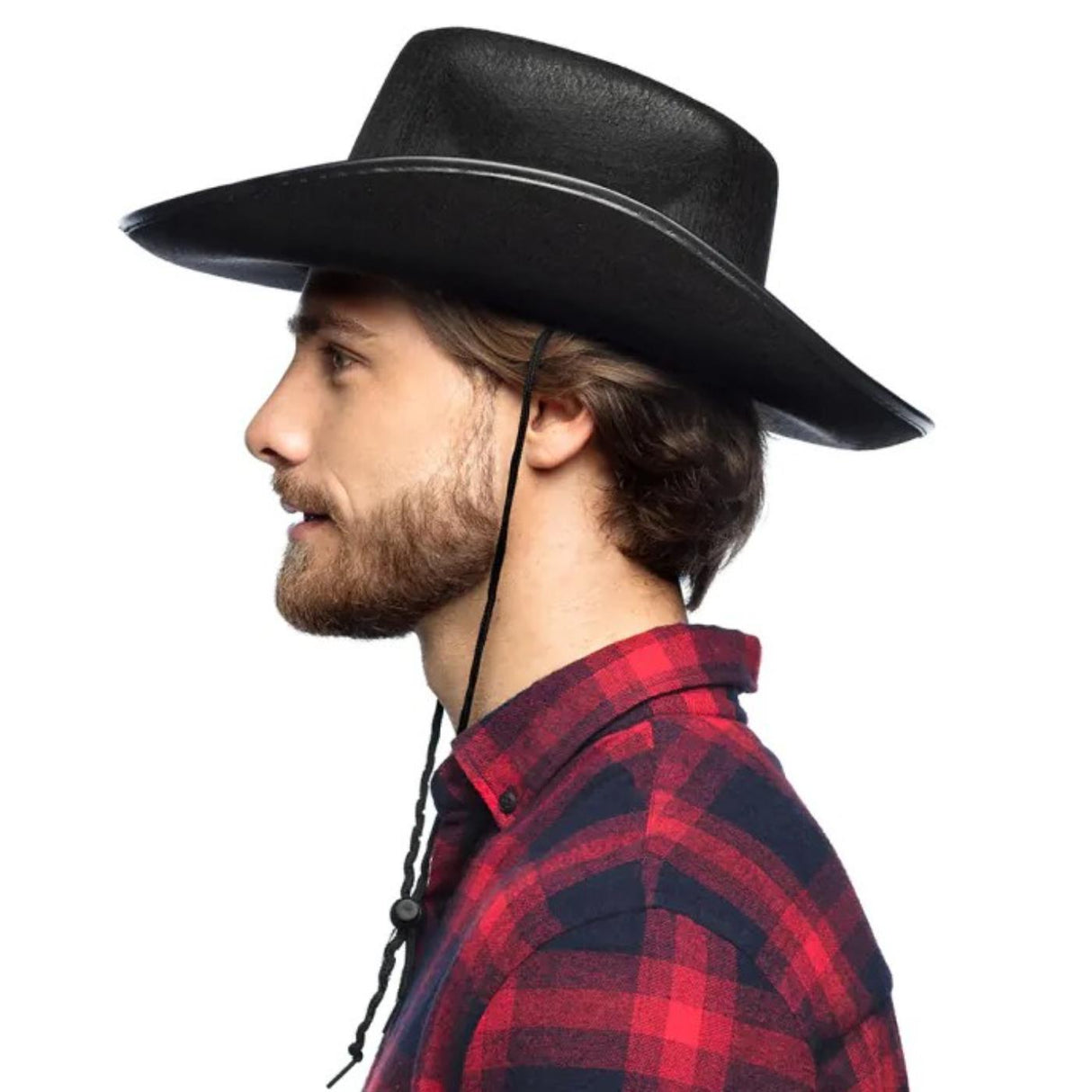 Rodeo Cowboy Hat (Black) - Adult