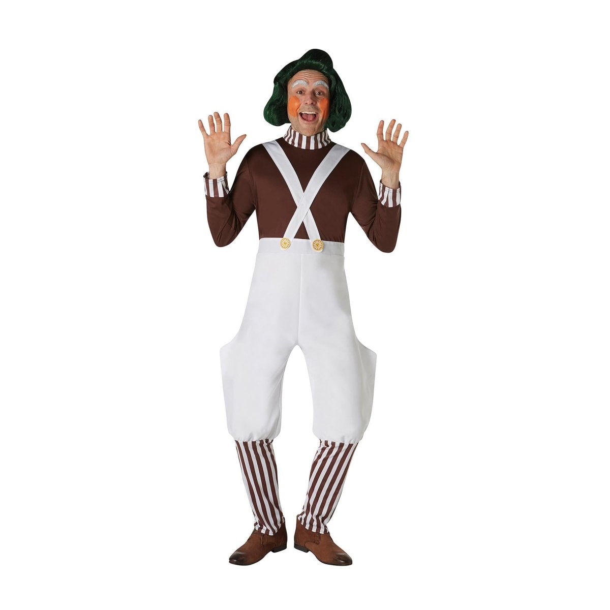 Rubies - Oompa Loompa Willy Wonka & The Chocolate Factory Costume - Men - Fancy Dress Central