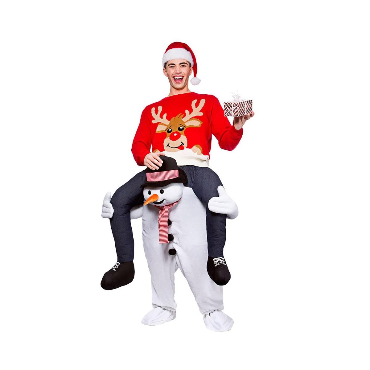 Wicked Costumes - Snowman Carry Me Costume - Adult - Fancy Dress Central