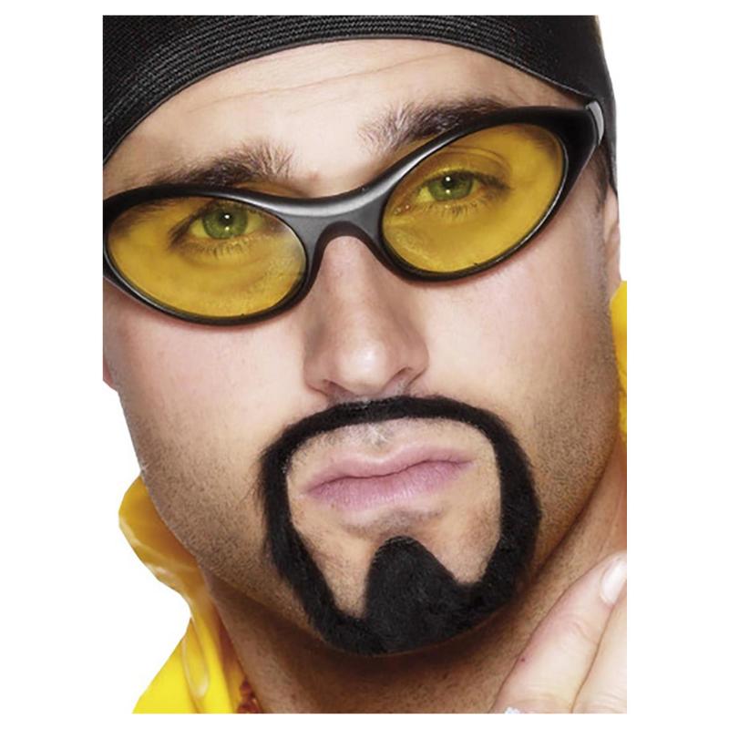 90s Rapper Glasses (Yellow Lense) - Smiffys Adult Fancy Dress