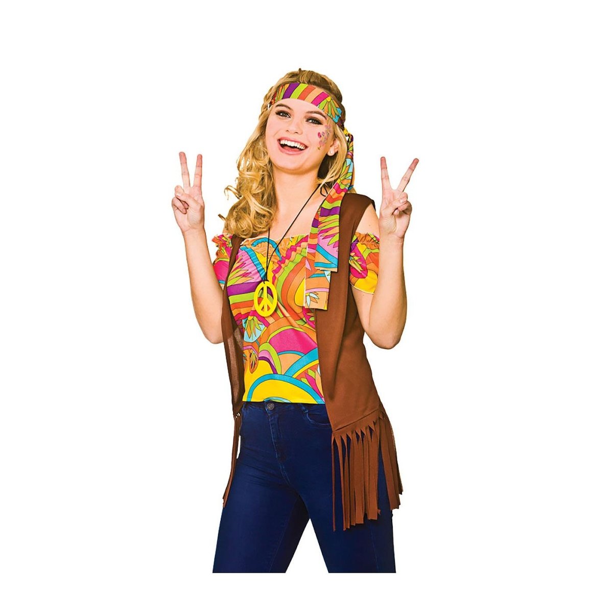 Wicked Costumes - Cool Hippie Costume - Women - Fancy Dress Central