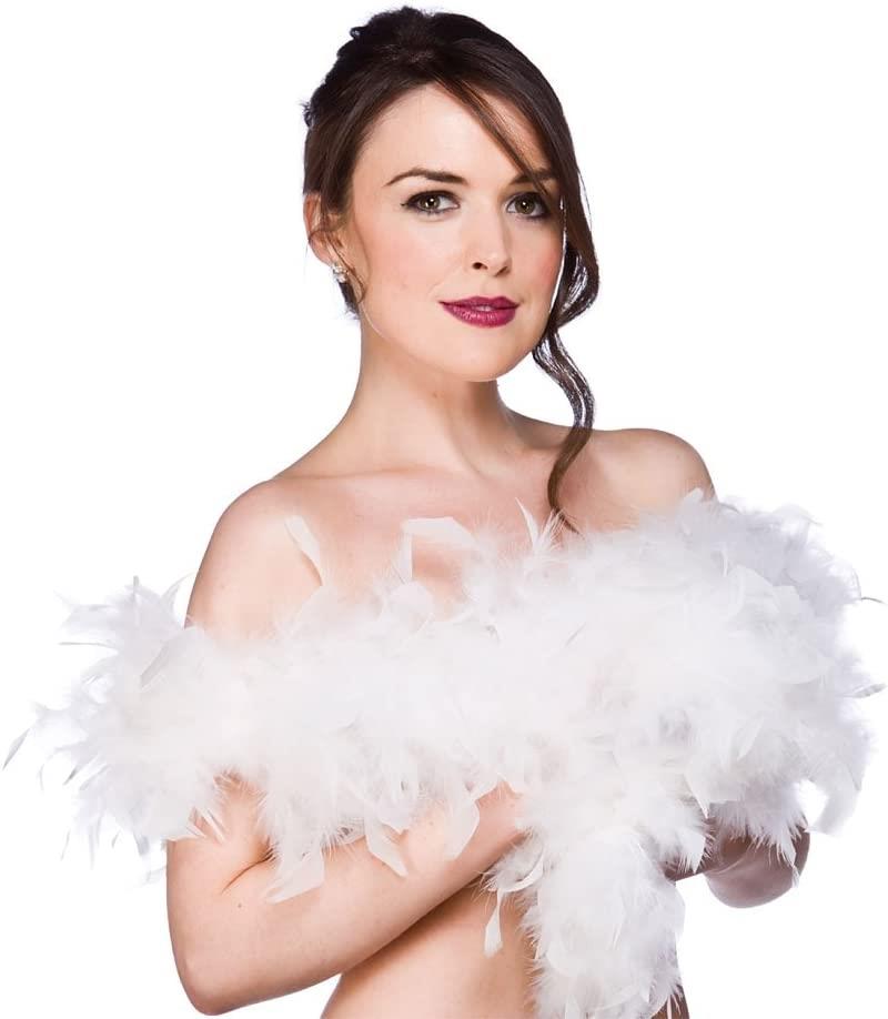 Feather Boa 1.7m (White) - Adult