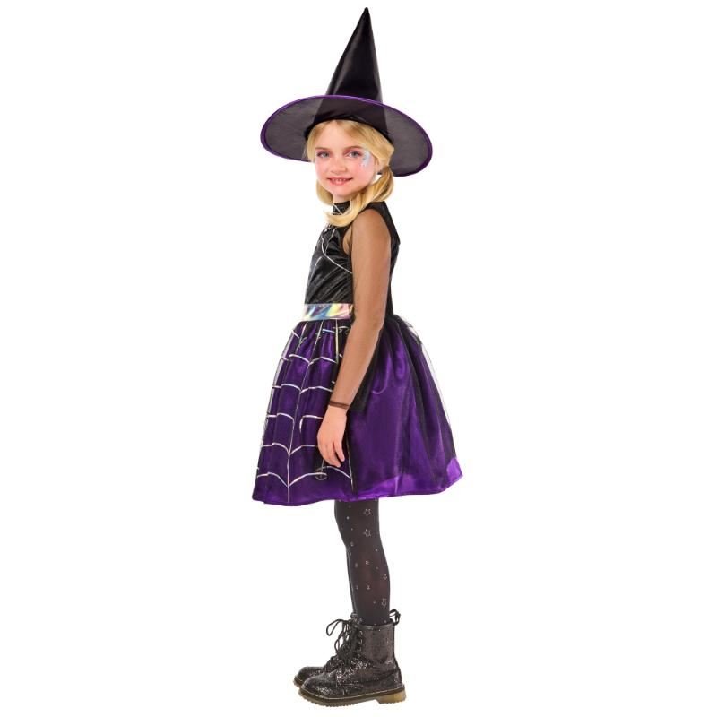 Rubies - Cobweb Witch Costume - Girls - Fancy Dress Central