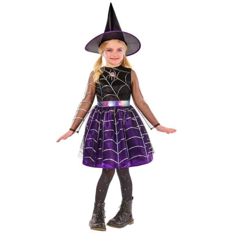 Rubies - Cobweb Witch Costume - Girls - Fancy Dress Central
