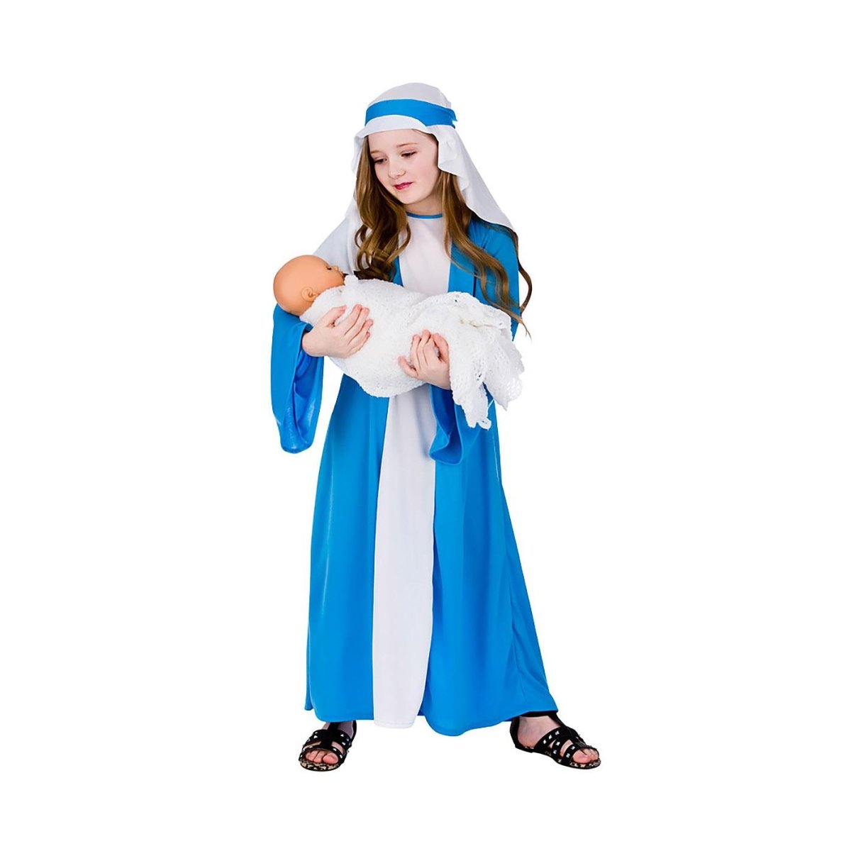 Wicked Costumes - Mary Nativity Costume - Girls - Fancy Dress Central