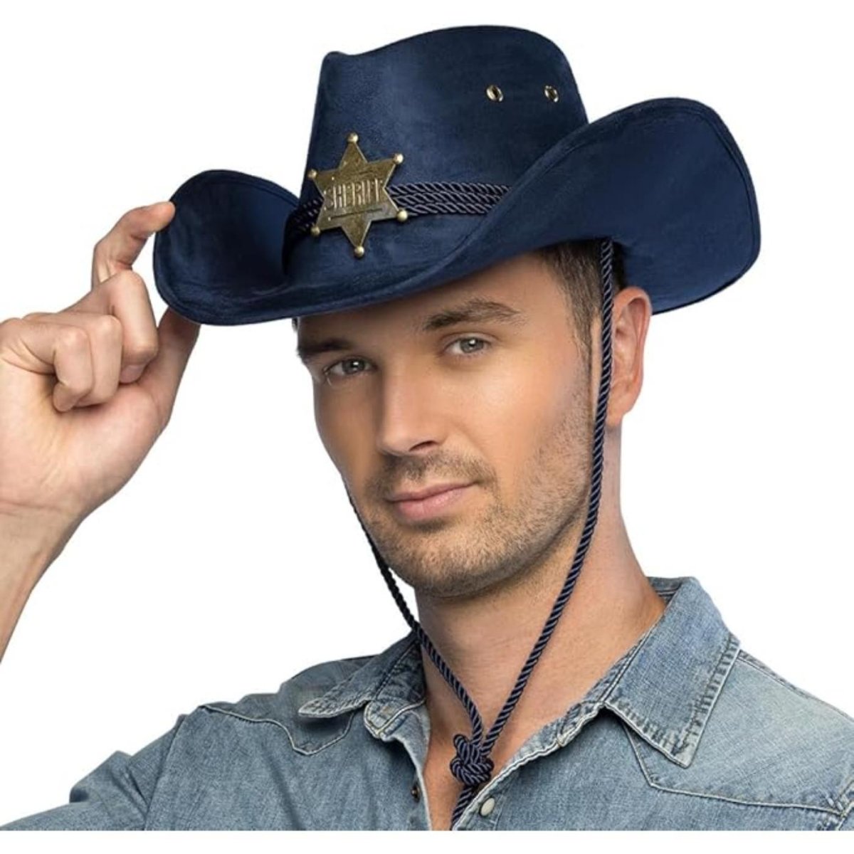 Boland - Tennessee Sheriff Cowboy Hat - Adult - Fancy Dress Central