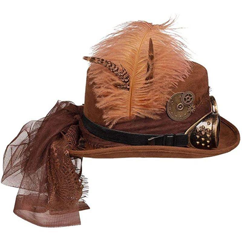 Boland - Steampunk Goggle Hat - Adult - Fancy Dress Central