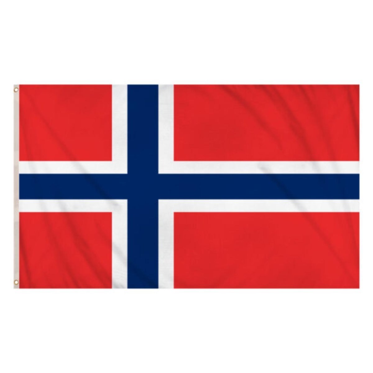 Henbrandt - Norway Flag (5ft x 3ft) - Fancy Dress Central