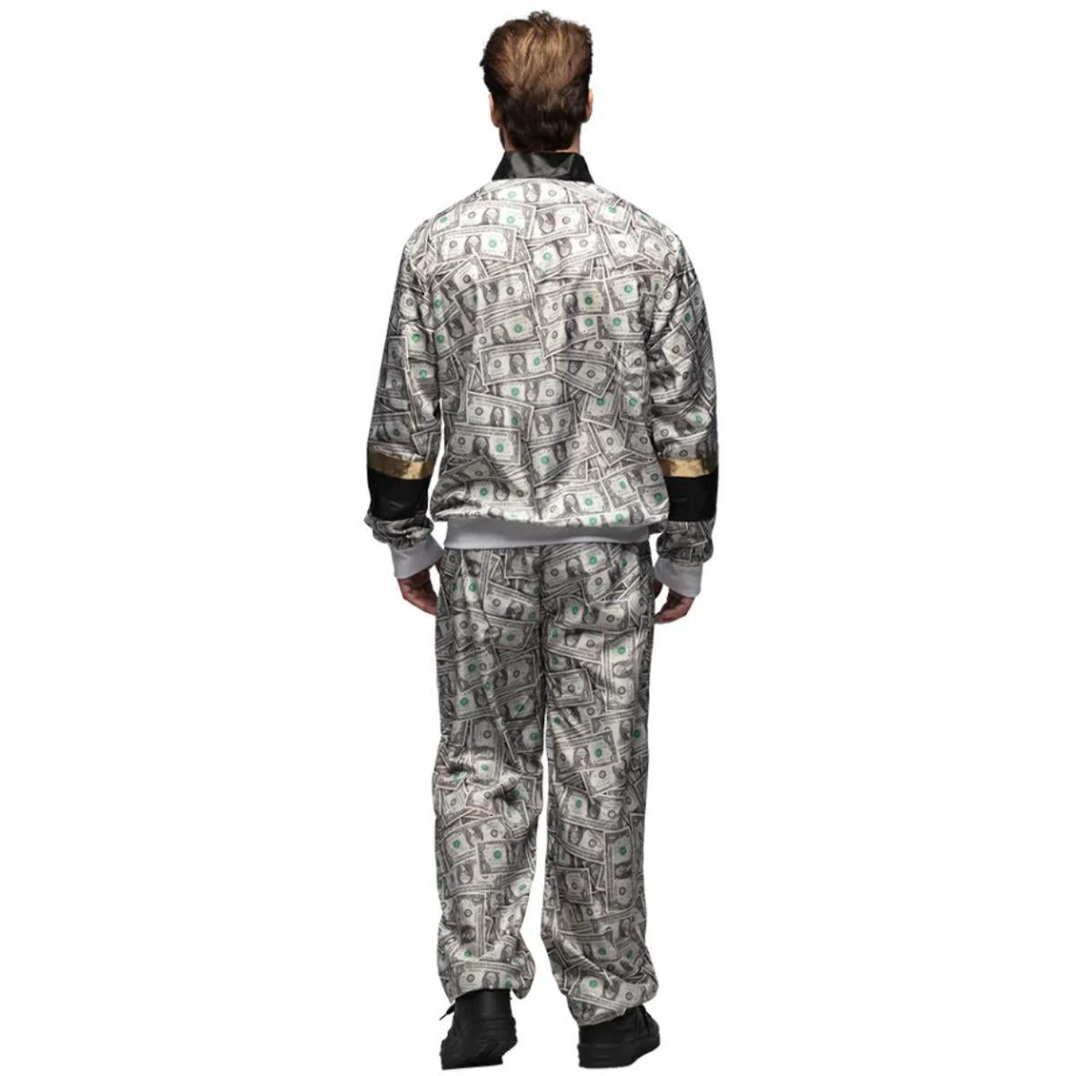 US Dollar Dude Shell Suit Costume - Men