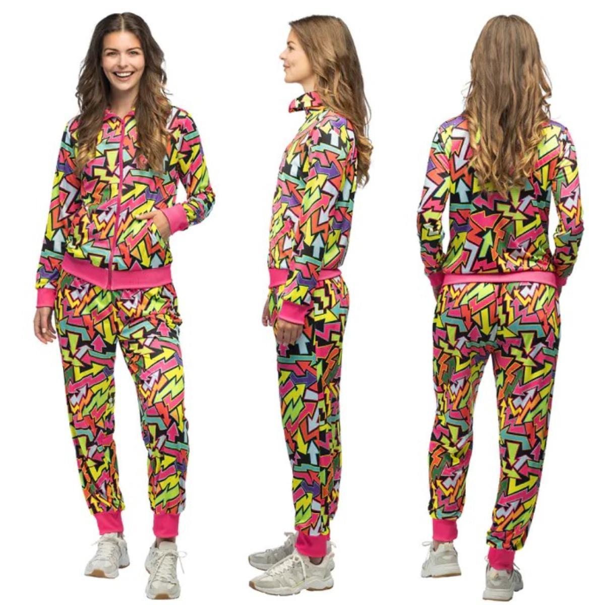 Street Art Babe Shell Suit Costume - Women