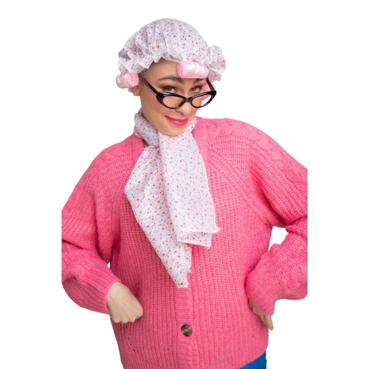 Wicked Costumes Ltd - Instant Old Lady Accessory Set - Adult - Fancy Dress Central