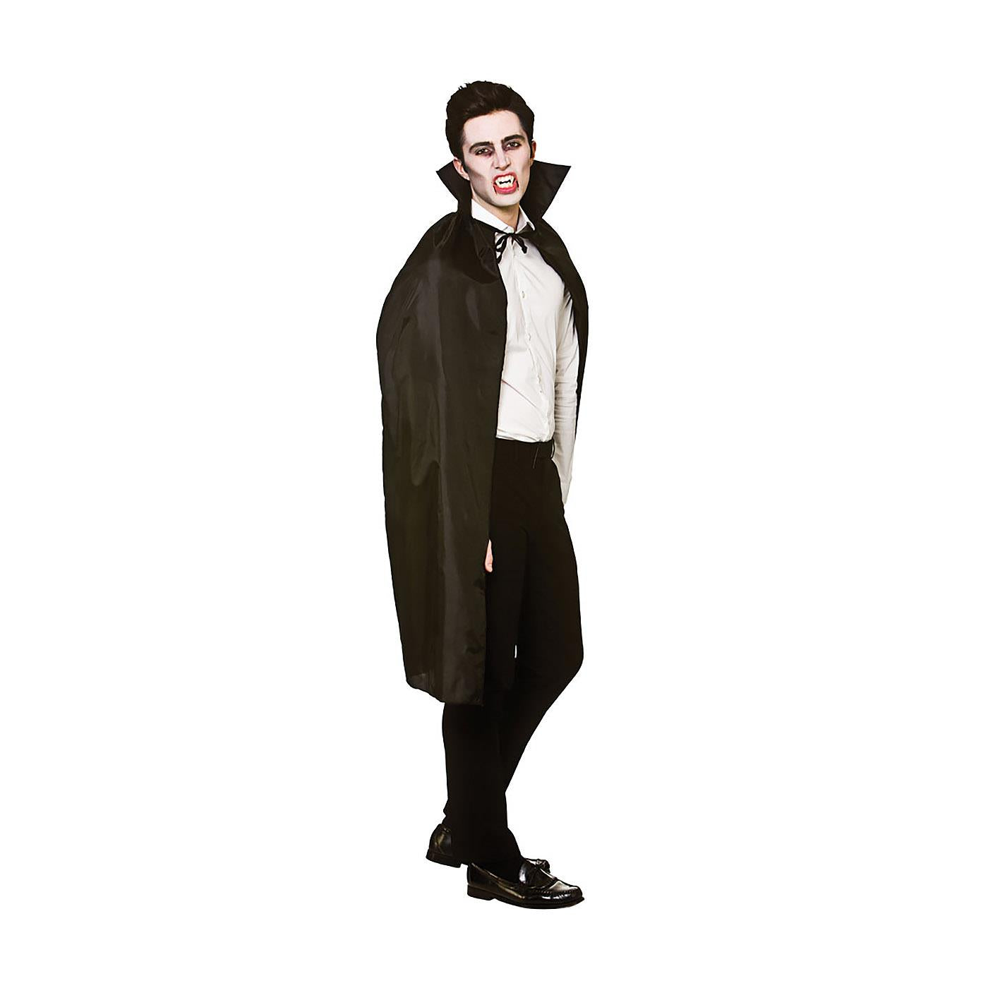 Wicked Costumes - Cape with Collar (Black) - Adult
