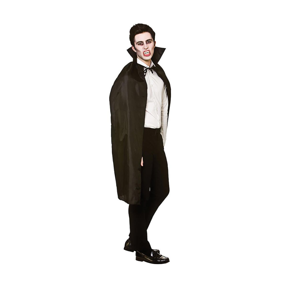 Wicked Costumes Ltd - Cape with Collar (Black) - Adult - Fancy Dress Central