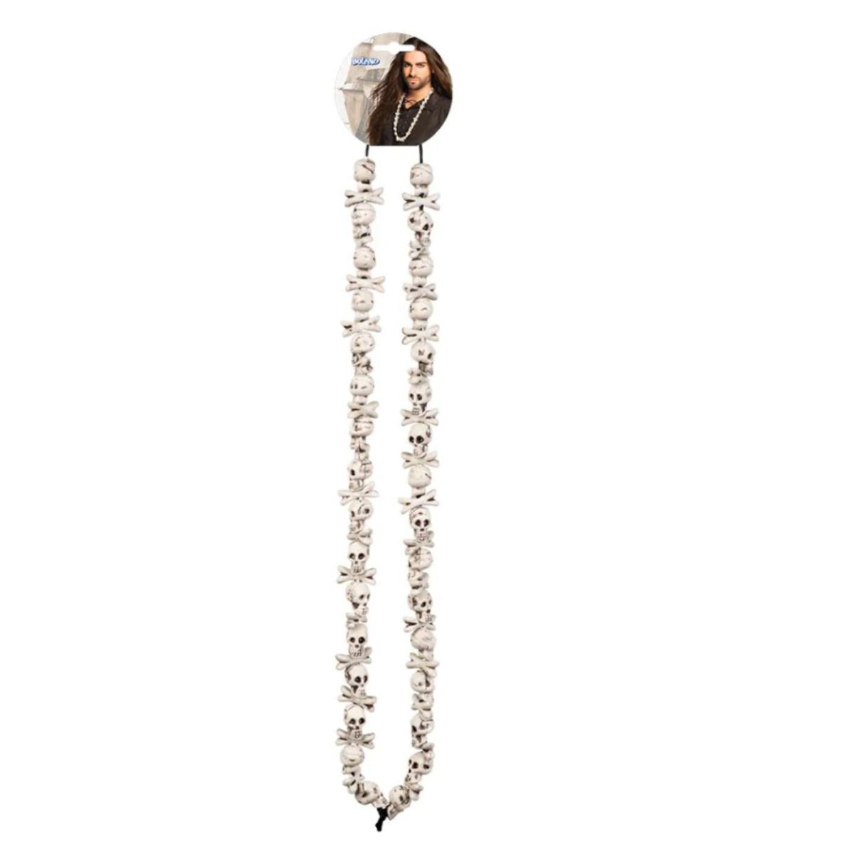 Boland - Skull & Bones Necklace - Adult - Fancy Dress Central