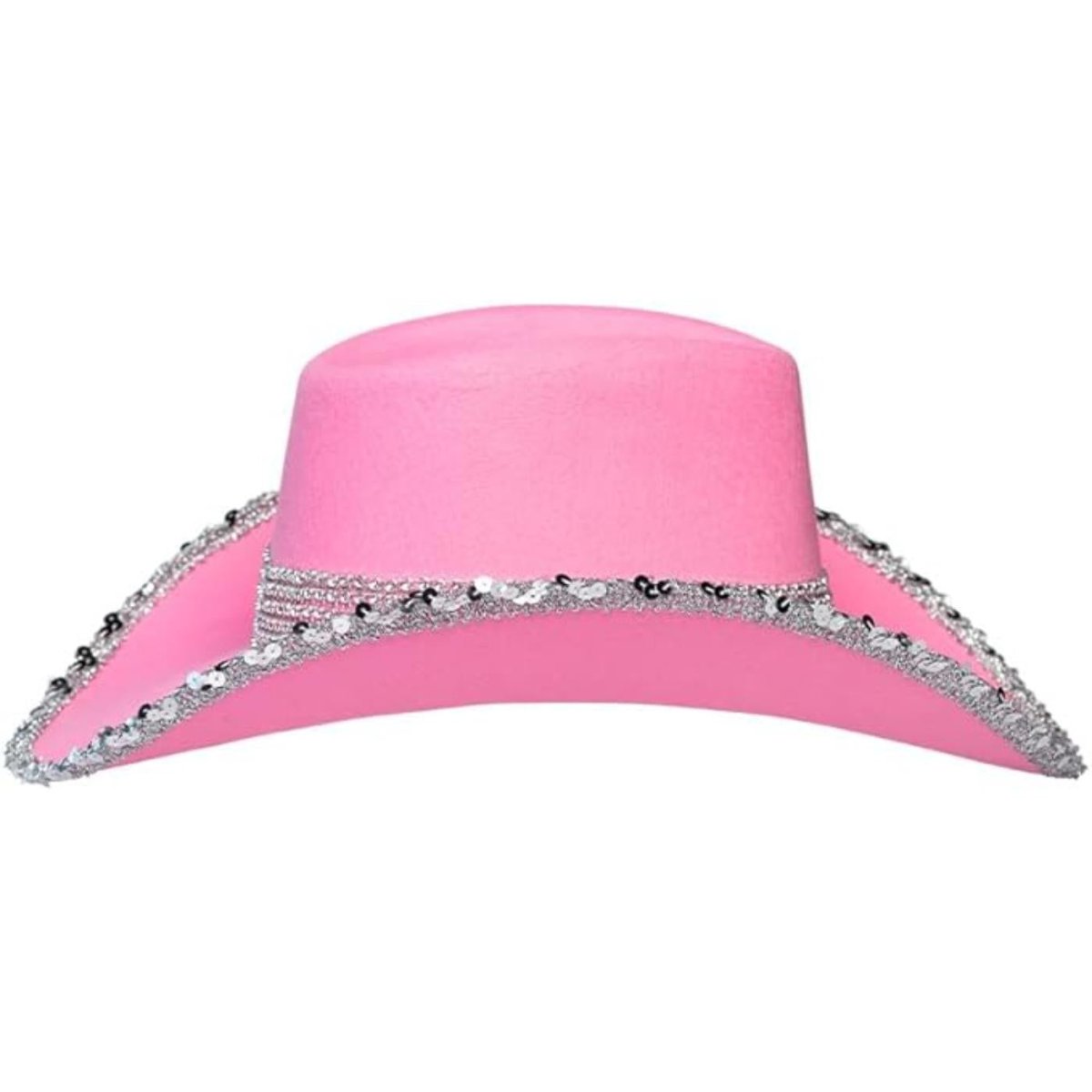 Boland - Sparkle Cowboy Hat (Pink) - Adult - Fancy Dress Central