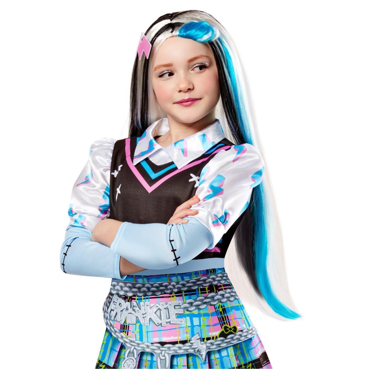 Rubies Masquerade Co. (UK) Ltd - Frankie Stein Monster High Wig - Girls - Fancy Dress Central