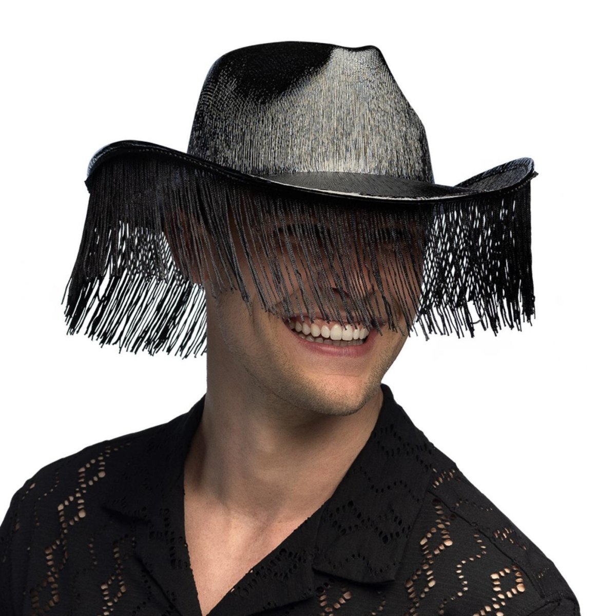Fancy Dress Central - Fabulous Cowboy Hat (Black) - Adult - Fancy Dress Central