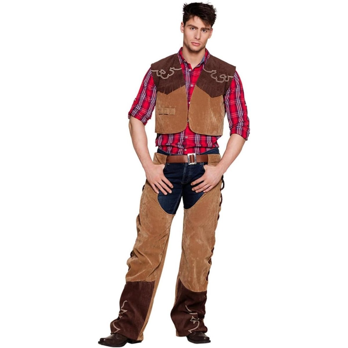 Boland - Bruce Cowboy Costume - Men - Fancy Dress Central