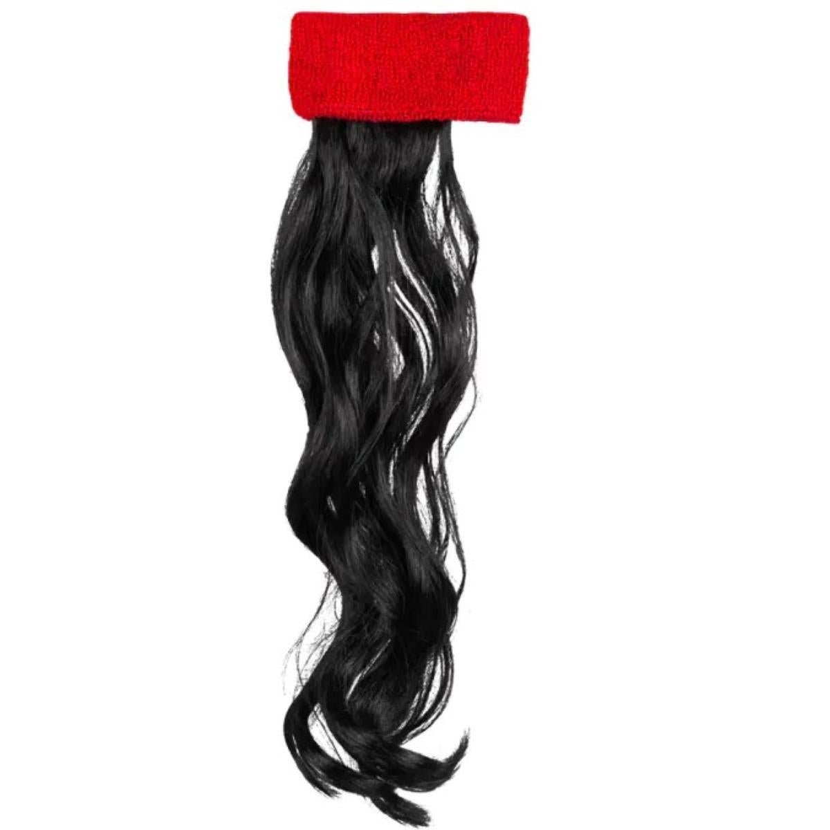 Boland - Headband with Hair (Red) - Adult - Fancy Dress Central