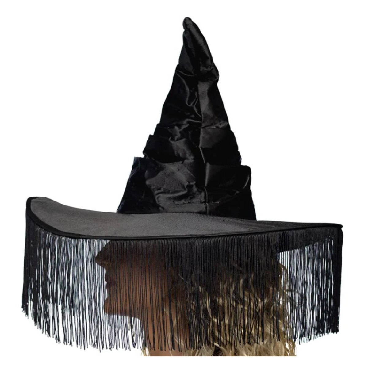 Boland - Wicca Witch Hat (Black) - Women - Fancy Dress Central