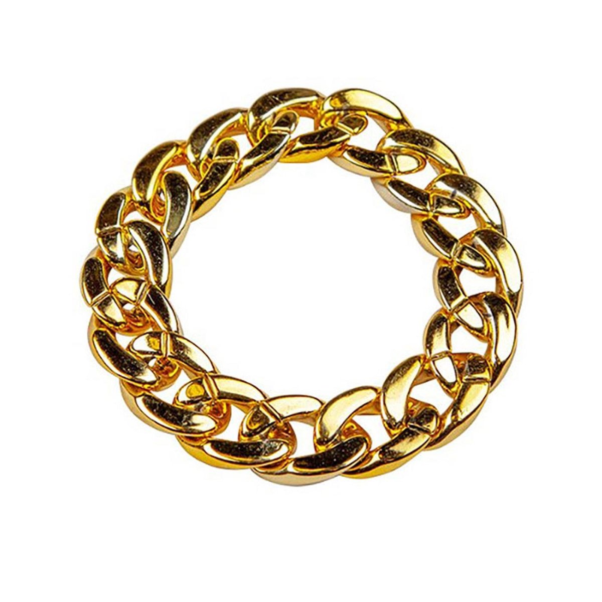 Wicked Costumes Ltd - Chunky Gold Bracelet - Adult - Fancy Dress Central