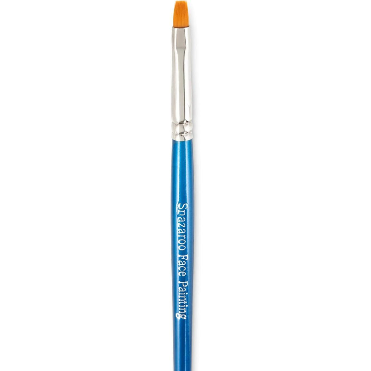 Flat Face Paint Brush (Blue) - Fine