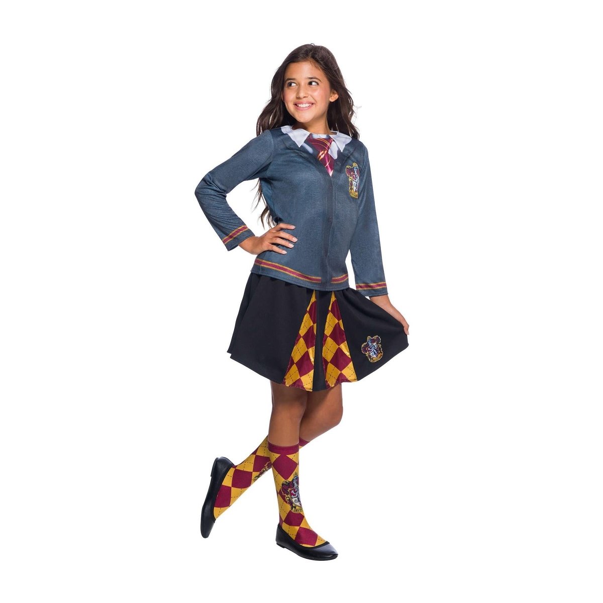 Rubies - Gryffindor House Harry Potter Skirt - Girls - Fancy Dress Central