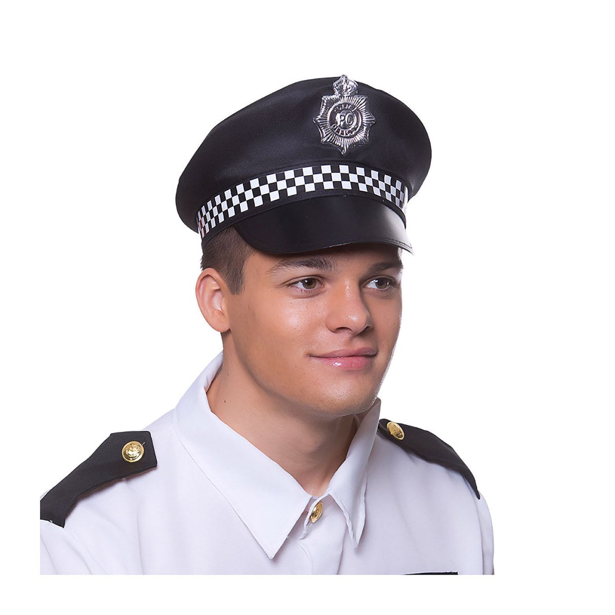 Wicked Costumes Ltd - Police Officer Hat - Adult - Fancy Dress Central