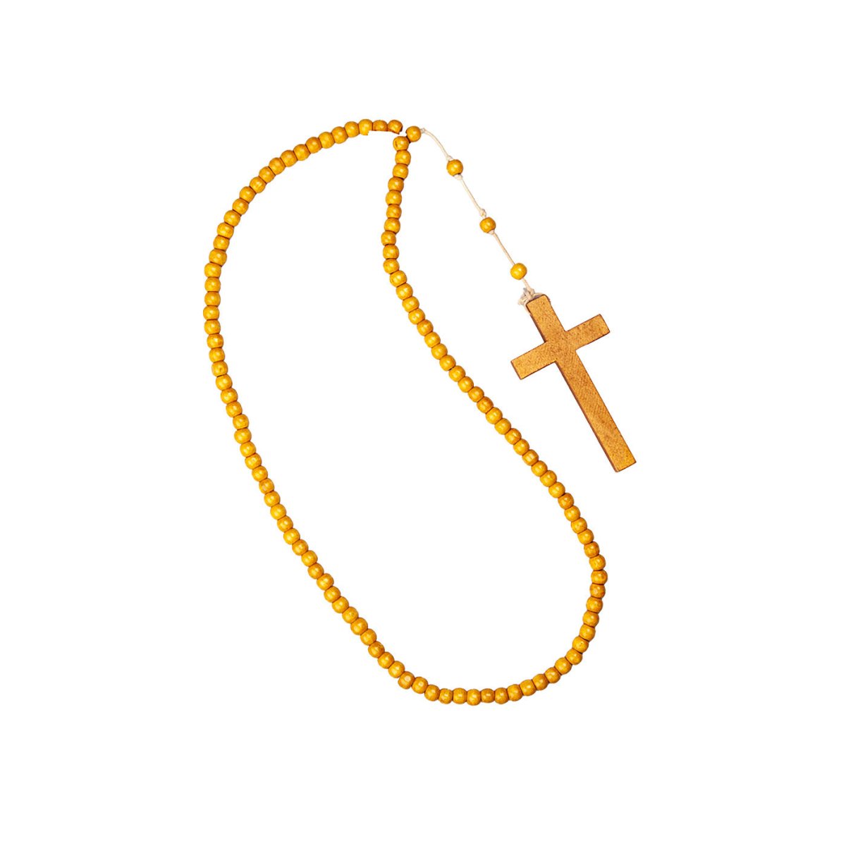 Wicked Costumes Ltd - Monks Cross with Beaded Chain - Adult - Fancy Dress Central