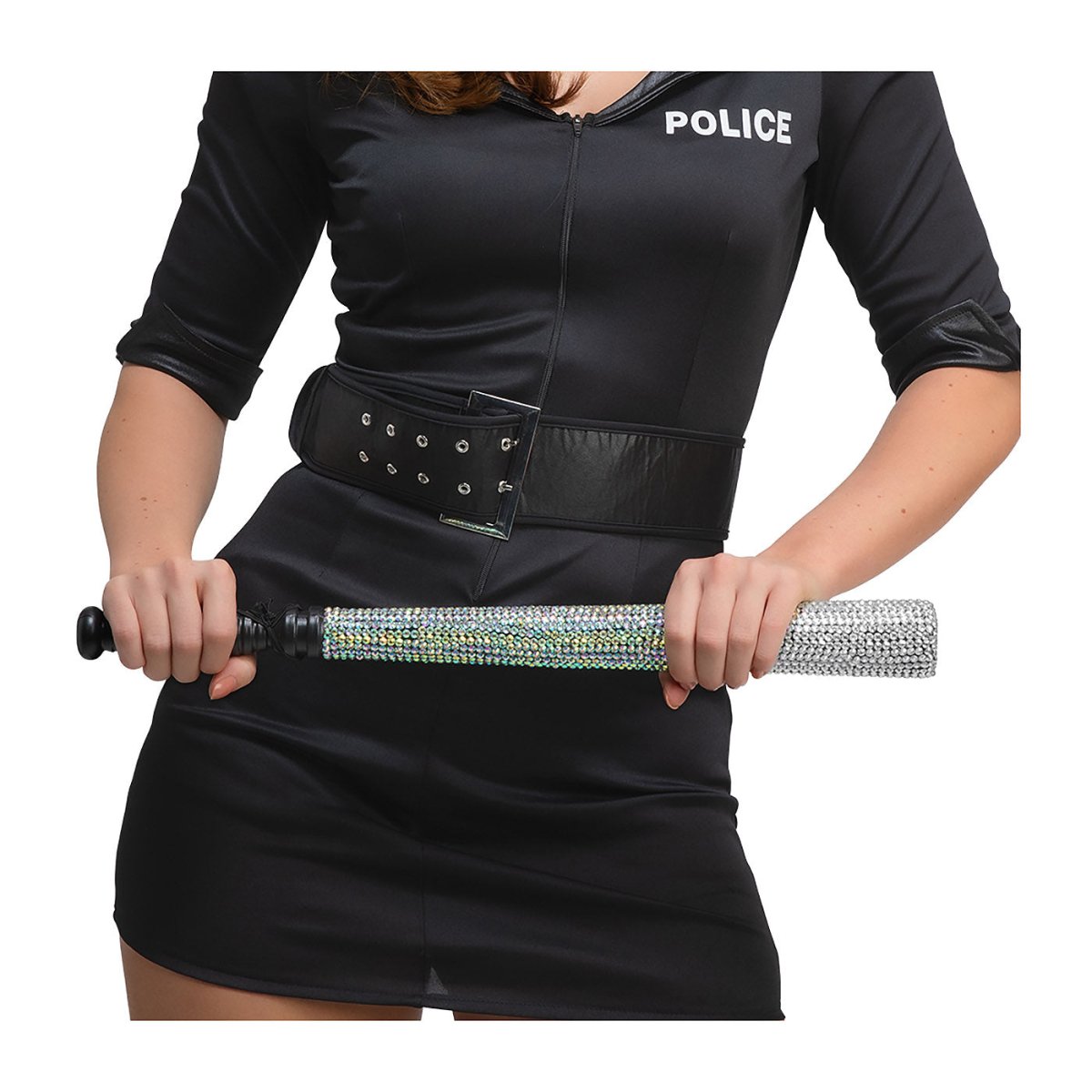 Wicked Costumes Ltd - Rhinestone Police Baton - Adult - Fancy Dress Central